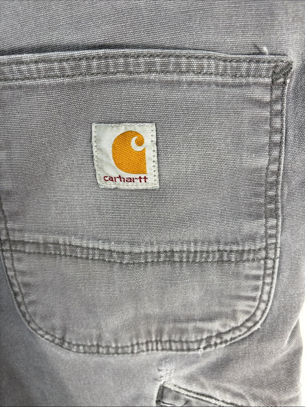 Carhartt Relaxed Fit Gray Utility Work Pants Men’s 32x30 Carpenter Workwear - Picture 7 of 12